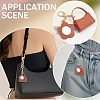 1Pc Portable Imitation Leather Bag Keychain AJEW-CL0001-64A-5