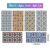 6Pcs PVC Waterproof Decorative Stickers DIY-WH0657-035-2