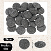 24Pcs Unwaxed Natural Lava Rock Beads G-PA0002-11A-2