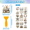 18Pcs Plastic Silhouette Paper DIY-WH0610-021-2