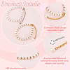 2 Pairs 2 Styles Women's Detachable ABS Plastic Imitation Pearl Beaded Shoe Laces for High Heels DIY-PH0022-88C-4