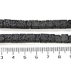 Synthetic Lava Rock Dyed Beads Strands G-H311-02B-10-5