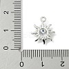 Brass Micro Pave Cubic Zirconia Charms LS-KK-M326-20C-P-3