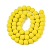 Opaque Glass Beads Strands GLAA-T032-P8mm-MD10-2