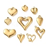 10Pcs 304 Stainless Steel Pendants STAS-P426-01G-1