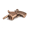 Tibetan Style Alloy Pendants AL-CBA2376-20R-2