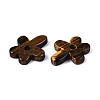 Natural Tiger Eye Pendants G-T142-44G-2