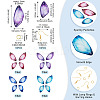 DIY Butterfly Wings Dangle Earring Making Sets DIY-TA0013-28-3