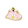 Alloy Enamel Pendants FIND-C074-28KCG-03-2