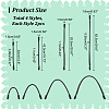 8Pcs 4 Style PU Leather Sew on Bag Handles PURS-WR0001-26C-2