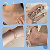 10Pcs Sterling Silver 3D Peach Heart Charms with Jump Rings STER-PH0002-94-6