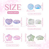 50Pcs 25 Styles Opaque Resin Cabochons CRES-BT0001-04-4