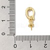 Rack Plating Brass Micro Pave Clear Cubic Zirconia Cup Peg Bails KK-A222-17G-3