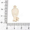 Valentine's Day Alloy Enamel Pendants ENAM-I084-01KCG-09-3