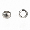 Non-Tarnish 304 Stainless Steel Crimp Beads LS-X-STAS-R065-31-3