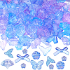100G Transparent Frosted Resin Beads RESI-SC0003-26-1