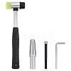 1 Set Iron Ring Size Adjusters and 1Pc Hammer TOOL-BC0003-30-1
