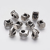 Ion Plating(IP) 304 Stainless Steel European Beads STAS-J022-023AS-2