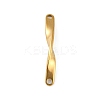 Ion Plating(IP) 202 Stainless Steel Twist Connector Charms LS-STAS-Q336-13B-G-1
