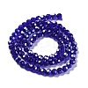 Electroplate Transparent Glass Beads Strands EGLA-A035-T4mm-A06-2