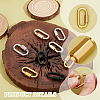 8Pcs 4 Colors Alloy Screw Carabiner Lock Charms FIND-UN0003-30-5