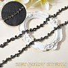 S-shaped Glass Rhinestone and Iron Cup Chains DIY-WH20032-25B-01-5
