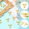 10Pcs 304 Stainless Steel Bowknot Connector Charms STAS-SC0010-53-3