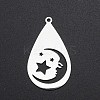 Non-Tarnish 201 Stainless Steel Pendants STAS-S105-LA216-1
