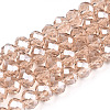 Electroplate Glass Beads Strands EGLA-A034-T10mm-A29-1