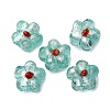 Handmade Silver Foil Glass Lampwork Beads FOIL-T001-02L-1