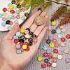 120Pcs 12 Colors Golden Plated Alloy Charms ENAM-SZ0001-64W-3