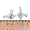 Alloy Enamel Pendants ENAM-R149-11B-G-3