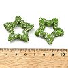 Star Shape Polymer Clay Rhinestone Beads CLAY-NH0001-06I-3