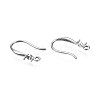 304 Stainless Steel Earring Hooks STAS-S057-61-2