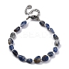 Natural Sodalite Beaded Bracelets for Women G-P563-07P-12-4