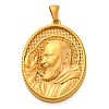 Religion Golden Tone 304 Stainless Steel Pendants STAS-K289-01G-10-1