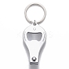 Iron Nail Clippers and Bottle Opener AJEW-I045-01P-2
