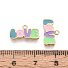 304 Stainless Steel Enamel Pendants X1-STAS-T068-02A-3