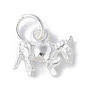 925 Sterling Silver 3D Chinese Zodiac Charms STER-P066-01S-07-1