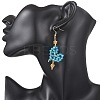Glass Dangle Earrings EJEW-MZ00688-02-2