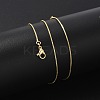 Brass Box Chain Necklaces for Women NJEW-D302-41G-2