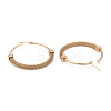 304 Stainless Steel Mesh Hoop Earrings EJEW-O096-09D-G-2