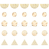 40Pcs 5 Style Brass Pendants KK-BC0002-10G-1