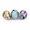 Electroplate Glass Beads EGLA-N026-01A-C03-1