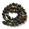 Natural Dragon Blood Beads Strands G-C085-A06-01-3