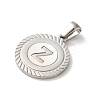 304 Stainless Steel Pendants STAS-I204-Z-P-2