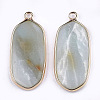 Natural Amazonite Pendants G-T112-23F-2
