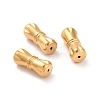 304 Stainless Steel Screw Clasps Ion Plating(IP) STAS-L135-04-3