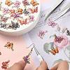50Pcs 5 Styles Alloy Enamel Printed Pendants ENAM-CJ0003-63-4