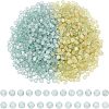 2 Colors Plating Transparent Acrylic Beads TACR-CA0001-03-1